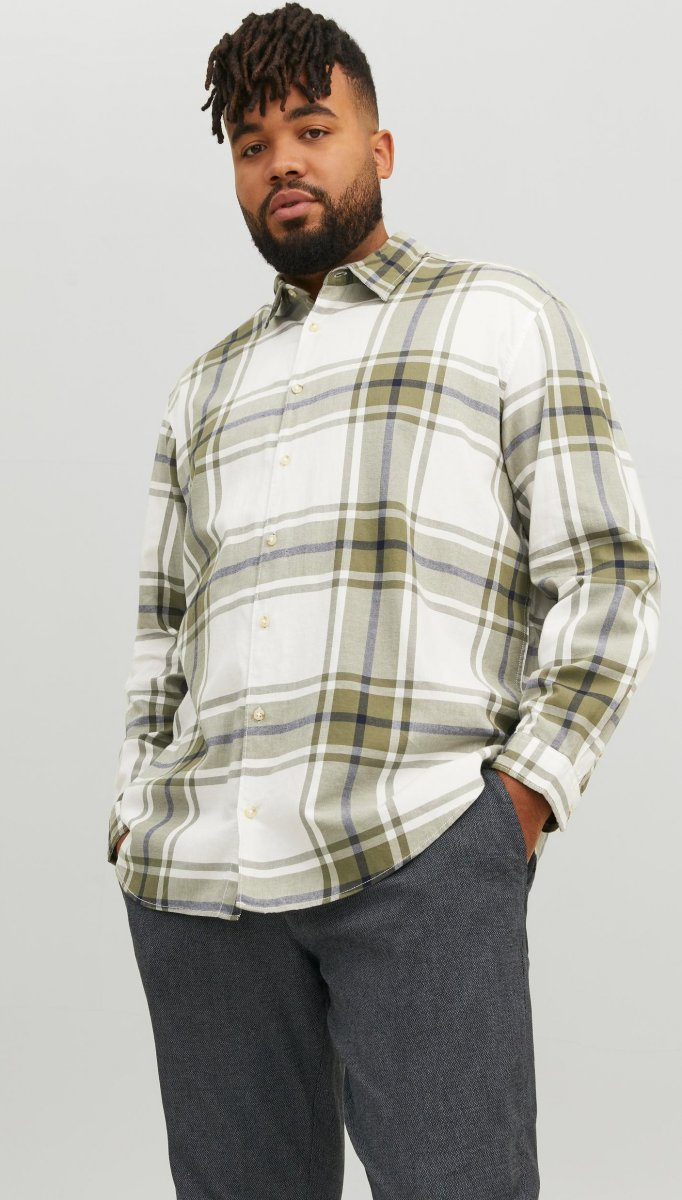 JACK & JONES Jorjoshua Split AOP Shirt SS, Albicocca Dorata, XS