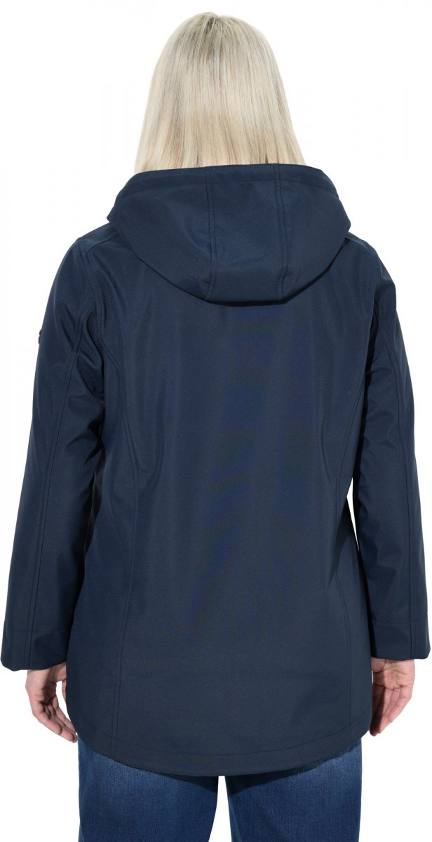 Ulla Popken Hyprar Softshelljacke, Kapuze Abnehmbar